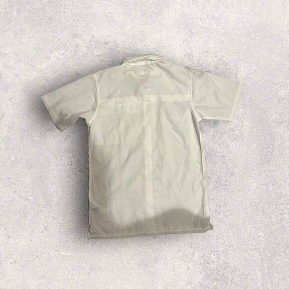 Columbia | EUC Men’s PFG Omni-Shade Short Sleeve Vented Shirt White Size L - Picture 2 of 2